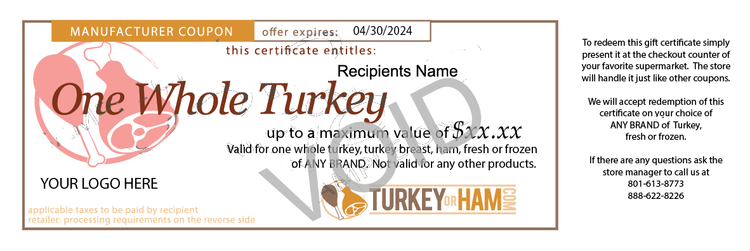 Turkey Gift Certificates