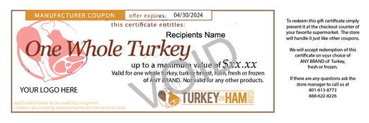 Turkey Gift Certificate
